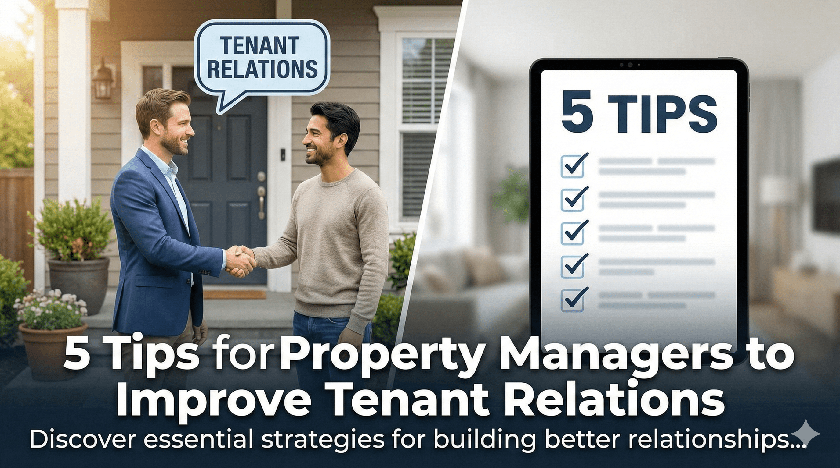 5 Tips for Property Managers to Improve Tenant Relations